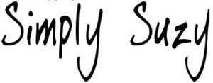 handwritten signature for SimplySuzy