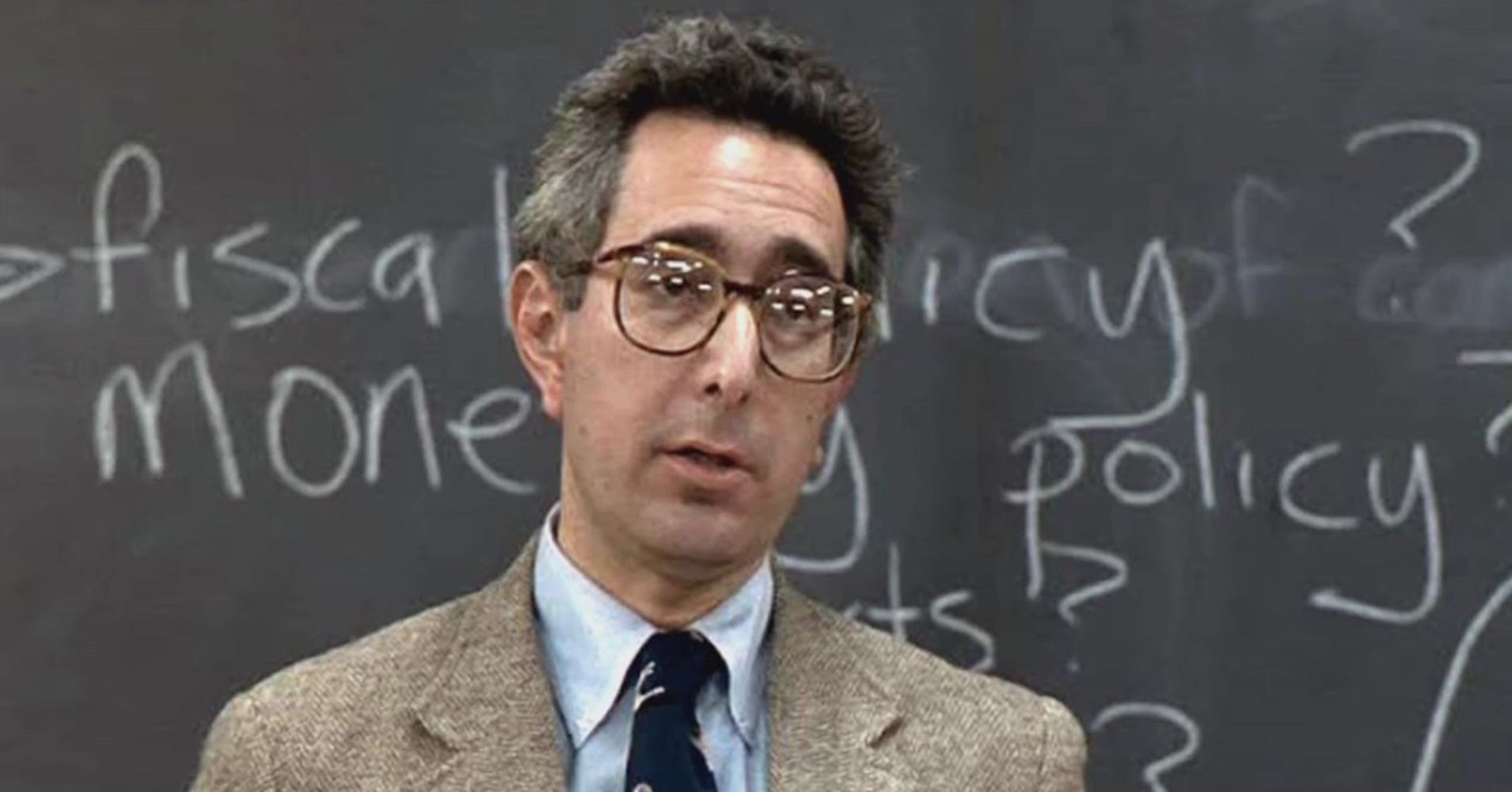 Image of the teacher from the movie Ferris Beuller's Day Off.
